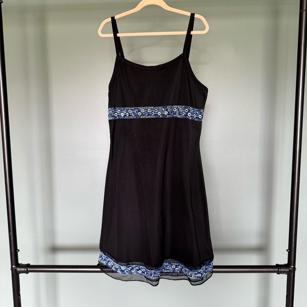 Y2K style Black mini dress